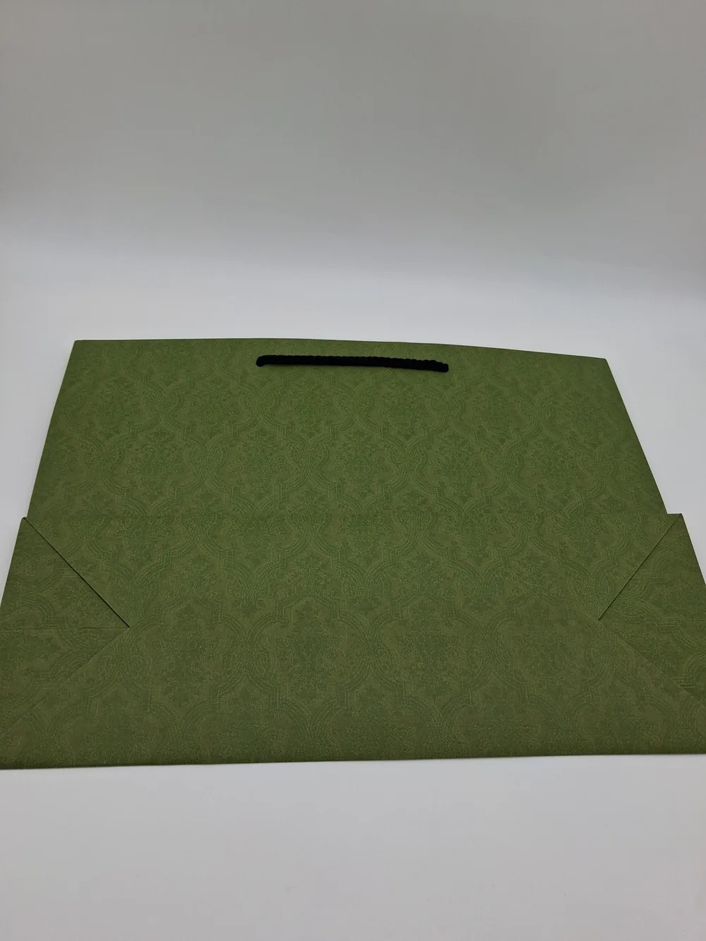 GUCCI Equilibrium Green Large Shopping Gift Bag Rope Handles 19